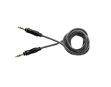 Cablu Audio Lemontti , conectivitate Jack 3.5mm, lungime 1m, (impletitura textila, protectie metalica), Negru