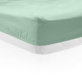 CEARCEAF PAT CU ELASTIC 160X200 CM VERDE