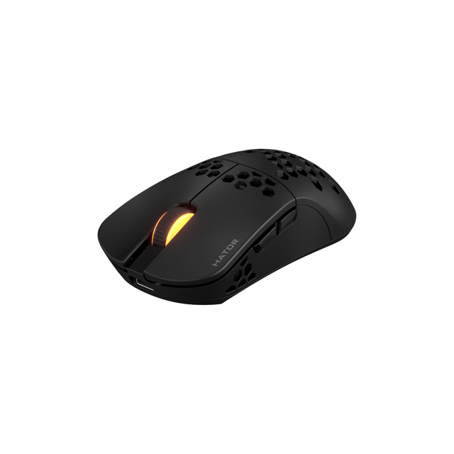 Mouse Gaming Wireless Hator Stellar Pro Wireless, 26000 DPI, negru