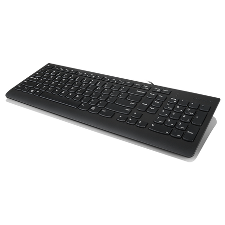 Lenovo 300 USB Keyboard - US English, Tip: Standard, Interfata tastatura: USB, Tehnologie: cu fir, Tastatura iluminata: Nu, Culoare: Negru, Dimensiune: 424 x 146 x 20 mm, Greutate: 76g, Garantie: 1 an