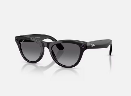 RayBan Meta SKYLER High Bridge Fit - Shinny Black - Graphite Gen2