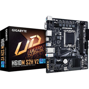 Placa de baza Gigabyte H610M S2H V2, Socket 1700, DDR5, Micro-ATX