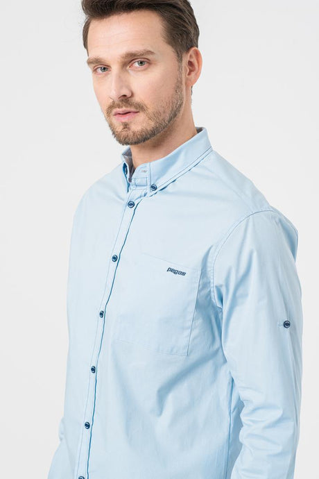 CAMASA CASUAL BARBATI LIGHT BLUE XL