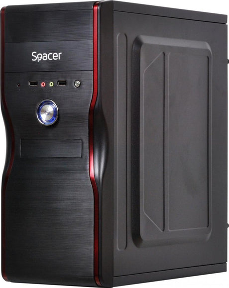 Carcasa Spacer New Mercury, ATX, MidTower NEGRU