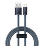 Cablu alimentare si date Baseus Dynamic Series, Fast Charging Data Cable pt. smartphone, USB la Lightning Iphone 2.4A, 1m, braided, gri
