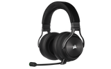 Casti cu microfon Corsair Virtuoso XT RGB WIRELESS, Multi-platform Gaming and Mobile, 20hz-40KHz, 32 ohm, 109db, driver 50mm, autonomie baterie de pana la 15 ore, negru