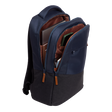 Rucsac laptop Trust Lisboa pentru laptop-uri cu diagonala de 16", material POM, RPET Polyester, RPET twill polyester, volum 23 L, albastru