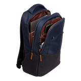 Rucsac laptop Trust Lisboa pentru laptop-uri cu diagonala de 16", material POM, RPET Polyester, RPET twill polyester, volum 23 L, albastru