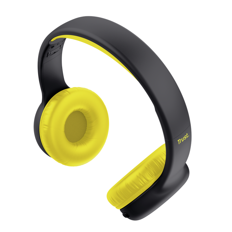 Casti Trust Nouna WS kids, frecventa raspuns 20 Hz - 20.000 Hz, negru