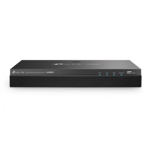 NVR PoE TP-Link VIGI 8 canale 2008H-8MP ; 93W, 8 MP,2 SATA Interface, max 20TB, H.265+; ONVIF, etecție mișcare, linie, intruziune, persoane, vehicule etc.