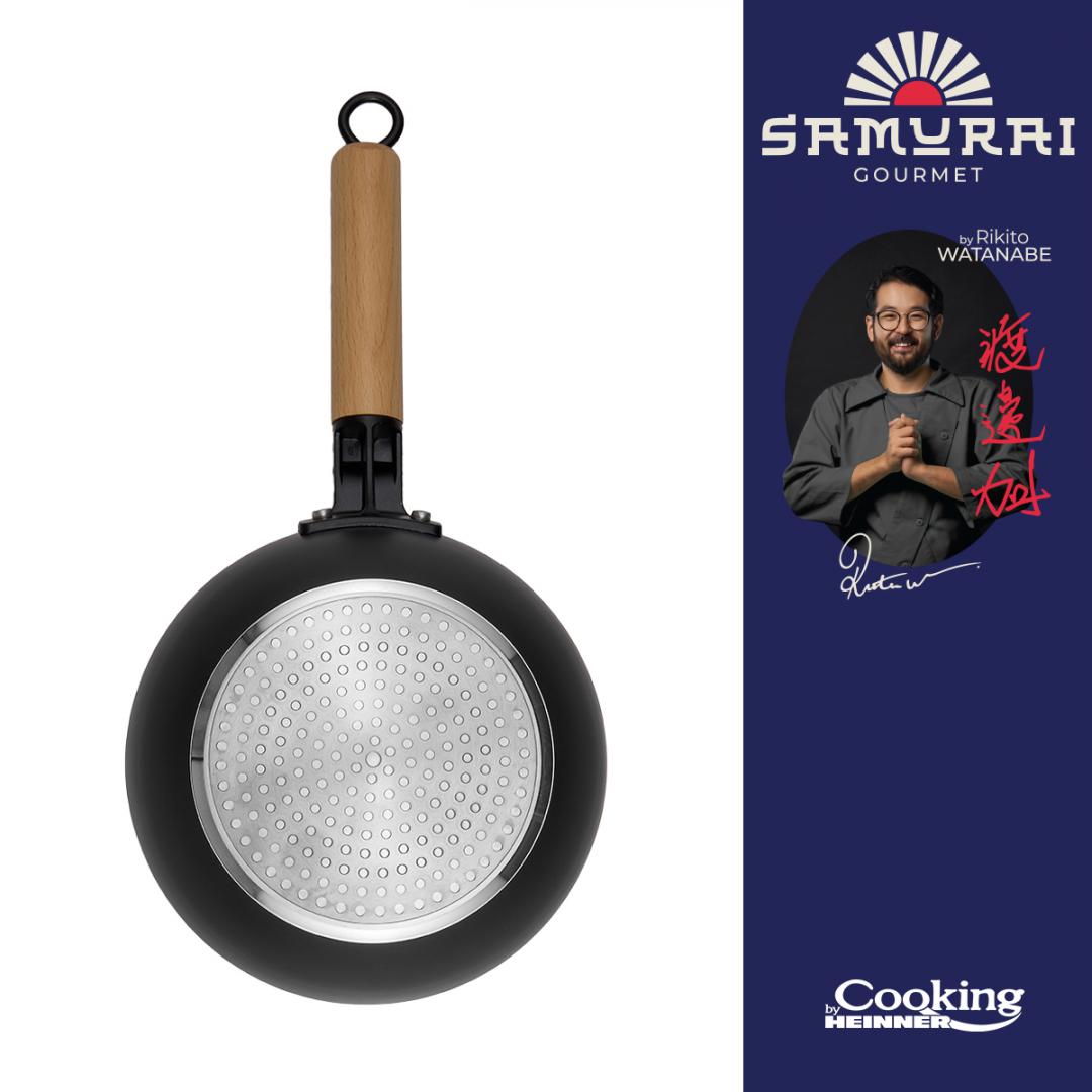TIGAIE WOK+CAPAC 20X7 CM,  RIKITO WATANABE, COOKING BY HEINNER