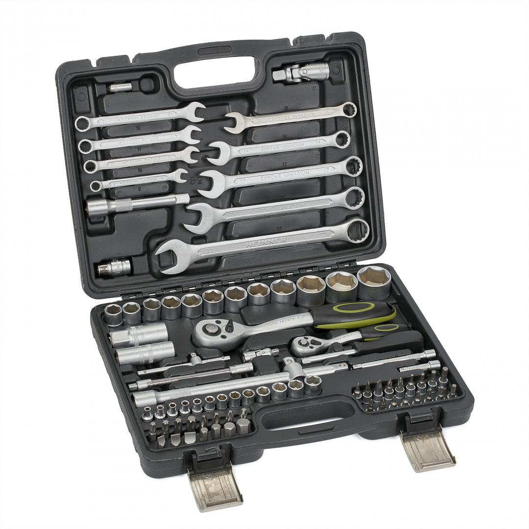 HR TRUSA 82 PIESE 1/4"&1/2" CR-V