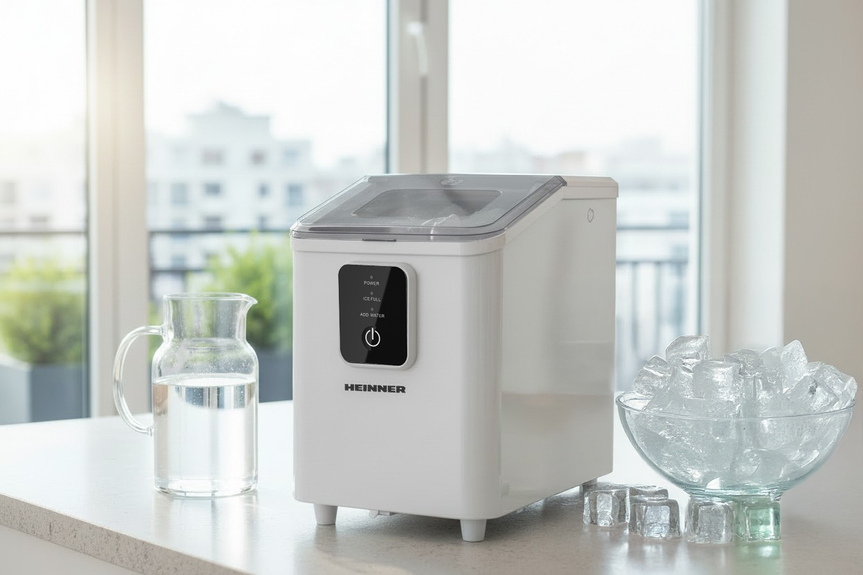 Mașină de cuburi gheață HEINNER Frosty Breeze HIM-DW120WH