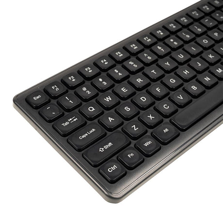 Tastatura Spacer cu fir USB, 104 taste, silentioasa, low profile fingertip keycap design, negru