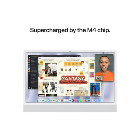 Apple iMAC 24" Retina 4.5k/ Apple M4 (CPU 10-core, GPU 10-core, Neural Engine 16-core)/24GB/512GB - Silver - INT KB (2024)