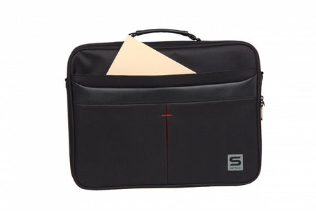 Geanta notebook Serioux, SRX-8444, dimensiuni 40 x 30 x 6 cm, compartiment laptop: max 15.6", bretea spate pentru prindere troller, curea de umar ajustabila, material poliester
