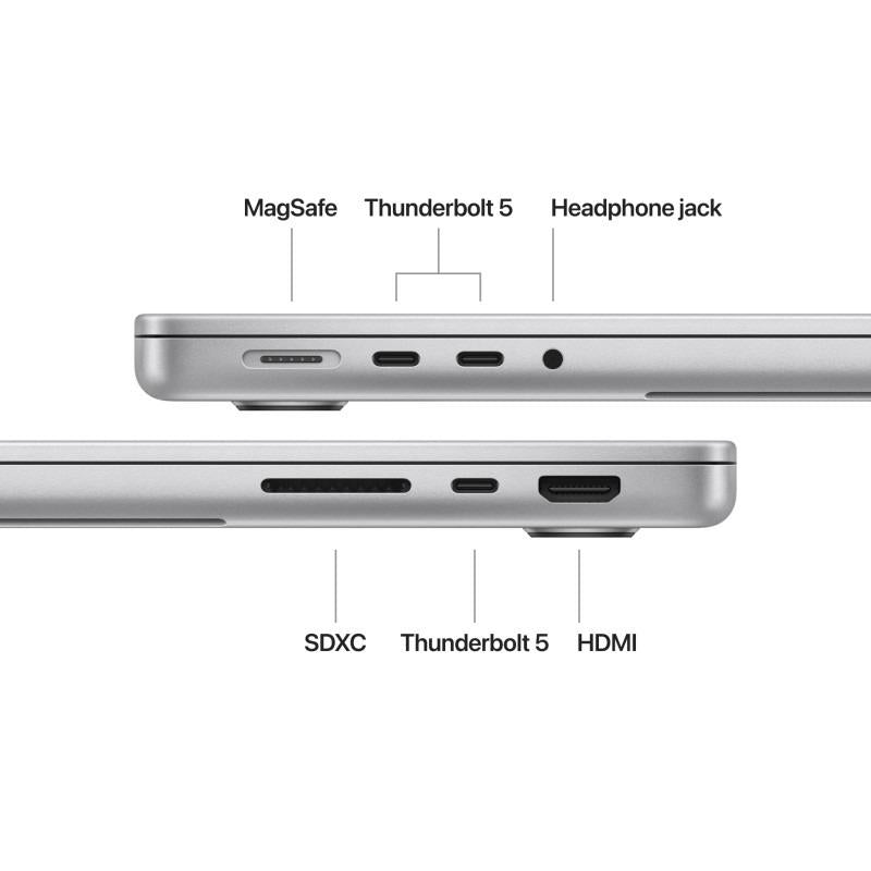 MacBook Pro 14.2"/Apple M4 Pro (CPU 14-core, GPU 20-core, Neural Engine 16-core)/48GB/1TB - Silver- INT KB (cto from MX2F3RO/A)
