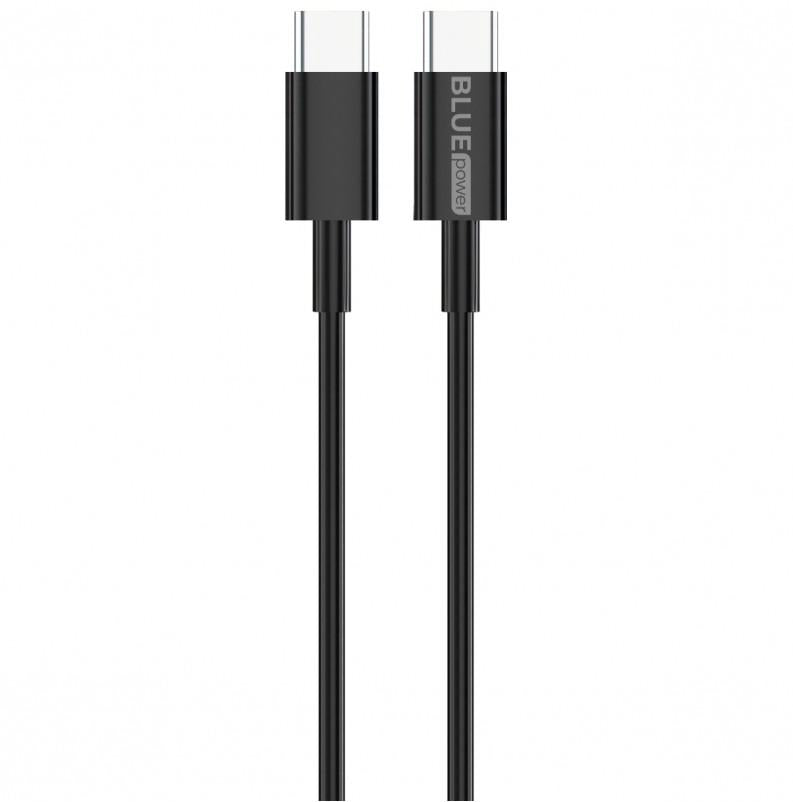 Incarcator auto BLUE Power BCC50 33W/3A 1xUSB-A & 1xUSB-C Black + Cable USB-C to USB-C Black