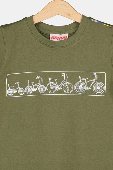 TRICOU  MULTIBIKE PEGAS COPII  KHAKI-12