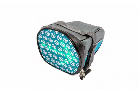 BORSETA SA PEGAS CU SEMNALZARE 30LED, CULOARE LED VERDE ROSU, BATERIE LITIU REINCARCABILA 650MAH, 180X120X110MM, GRI ALBASTRU
