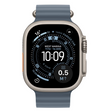 Apple Watch Ultra 3 GPS + Cellular 49mm Natural Titanium Case with Anchor Blue Ocean Band