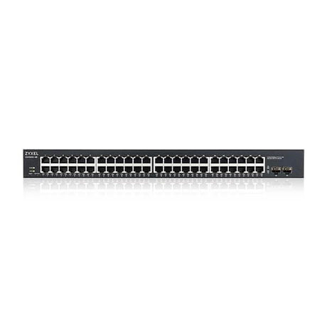 Zyxel GS1900-48, 48-port GbE L2, 48 Port  Smart Switch, rackmount,