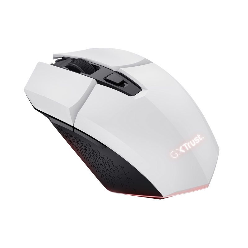 Mouse Trust GXT110W Felox cu fir,  4800 DPI, alb