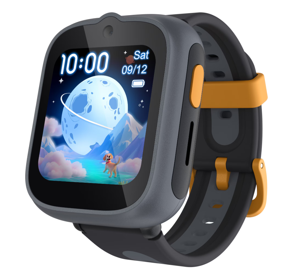 Ceas SmartWatch pentru copii TCL MOVETIME Kids Watch MT48, 1.68", 4G, GPS, IP68 2ATM, Camera 2MP, Nebula Grey