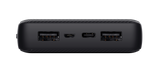 Baterie externa Trust Primo 20.000mAh, 3 porturi: 2 x USB-A (12W) si 1 x USB-C (15W), negru