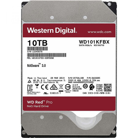 HDD WD Red Pro 10TB SATA-III 7200RPM 256MB