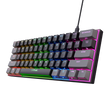 Tastatura mecanica cu fir Trust GXT 867 Acira, USB 2.0. nr taste 61, swtich linear, negru