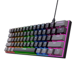 Tastatura mecanica cu fir Trust GXT 867 Acira, USB 2.0. nr taste 61, swtich linear, negru