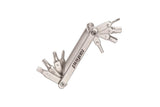 Mini set scule Pegas 8 in 1 otel Cr-V, imbus 2, 3, 4, 5, 6mm, surubelnita dreapta 5mm, surubelnita cruce PH 1, torx T25, culoare argintiu