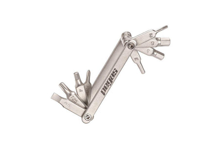 Mini set scule Pegas 8 in 1 otel Cr-V, imbus 2, 3, 4, 5, 6mm, surubelnita dreapta 5mm, surubelnita cruce PH 1, torx T25, culoare argintiu