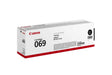 Toner Canon CRG069BK, Negru, capacitate 2100 pagini, pentru i-SENSYS LBP673Cdw, MF754Cdw, MF752Cdw.