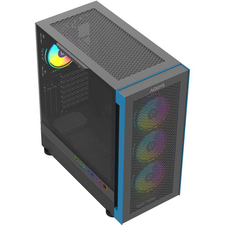 Carcasa Aqirys Sargas Mid Tower NEGRU