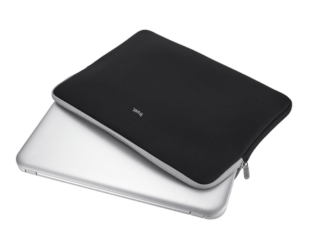 Geanta laptop Trust Primo Soft Sleeve, Negru, 2 ani Garantie