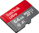Card de Memorie MicroSDXC SanDisk Extreme, 64GB, Clasa 10, R/W speed: up to 100MB/s/, 90MB/s, include adaptor SD (pentru telefon)