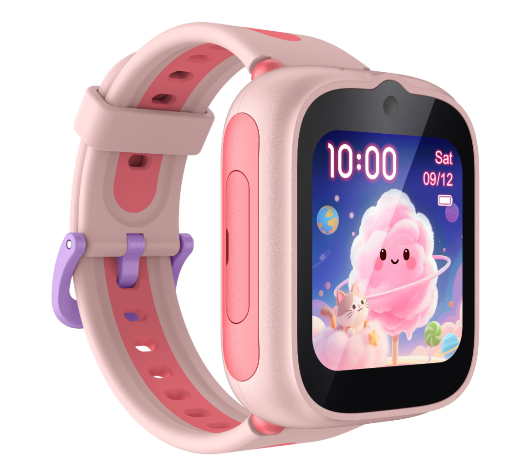 Ceas SmartWatch pentru copii TCL MOVETIME Kids Watch MT48, 1.68", 4G, GPS, IP68 2ATM, Camera 2MP, Cosmic Pink