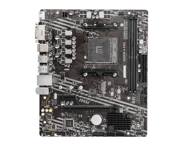 Placa de baza MSI A520M-A PRO, Socket AM4