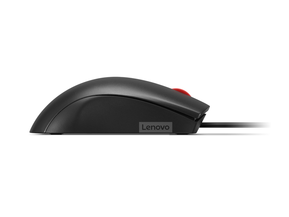 Mouse cu fir Lenovo 120; 1600DPI; conectivitate: USB-A; senzor optic; numar de butoane: 3; greutate: 90g; lungimea cablului: 1.5m; compatibil cu Windows 10 Home Single Language 64, Windows 11; culoare: negru