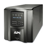 UPS APC Smart-UPS SMT line-interactive / sinusoidala 750VA / 500W 6conectori C13, baterie RBC48, optional extindere garantie cu 1/3 ani (WBEXTWAR1 YR-SP-02/WBEXTWAR3YR-SP-02)cu smart conect,3 ani garantie echipament si 2 ani garantie baterie