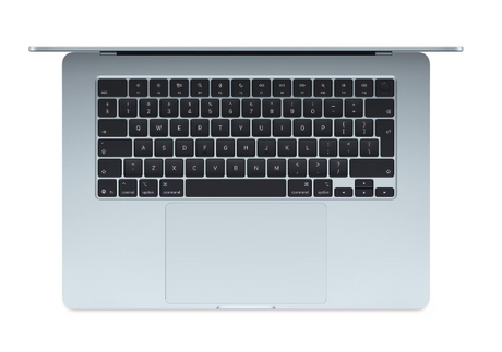 MacBook Air 15.3" Retina/Apple M4 (CPU 10- core, GPU 10- core, Neural Engine 16- core)/16GB/256GB - sky blue - INT KB (2025)
