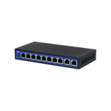 DAHUA WIRELESS ACCESS CONTROLLER DH-EAC10-P, Sursa POE 64W, Interfata: 10 x 10/100/1000 Mbps, WAN 1 × 1000 Mbps, IP20, Standarde retea: 802.11n;802.11b;802.11ax;802.11a;802.11g;802.11ac, Procesor 880 MHz Dual core, IPv4 Forwarding 1 Gbps.