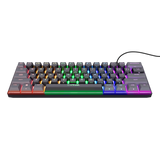 Tastatura mecanica cu fir Trust GXT 867 Acira, USB 2.0. nr taste 61, swtich linear, negru