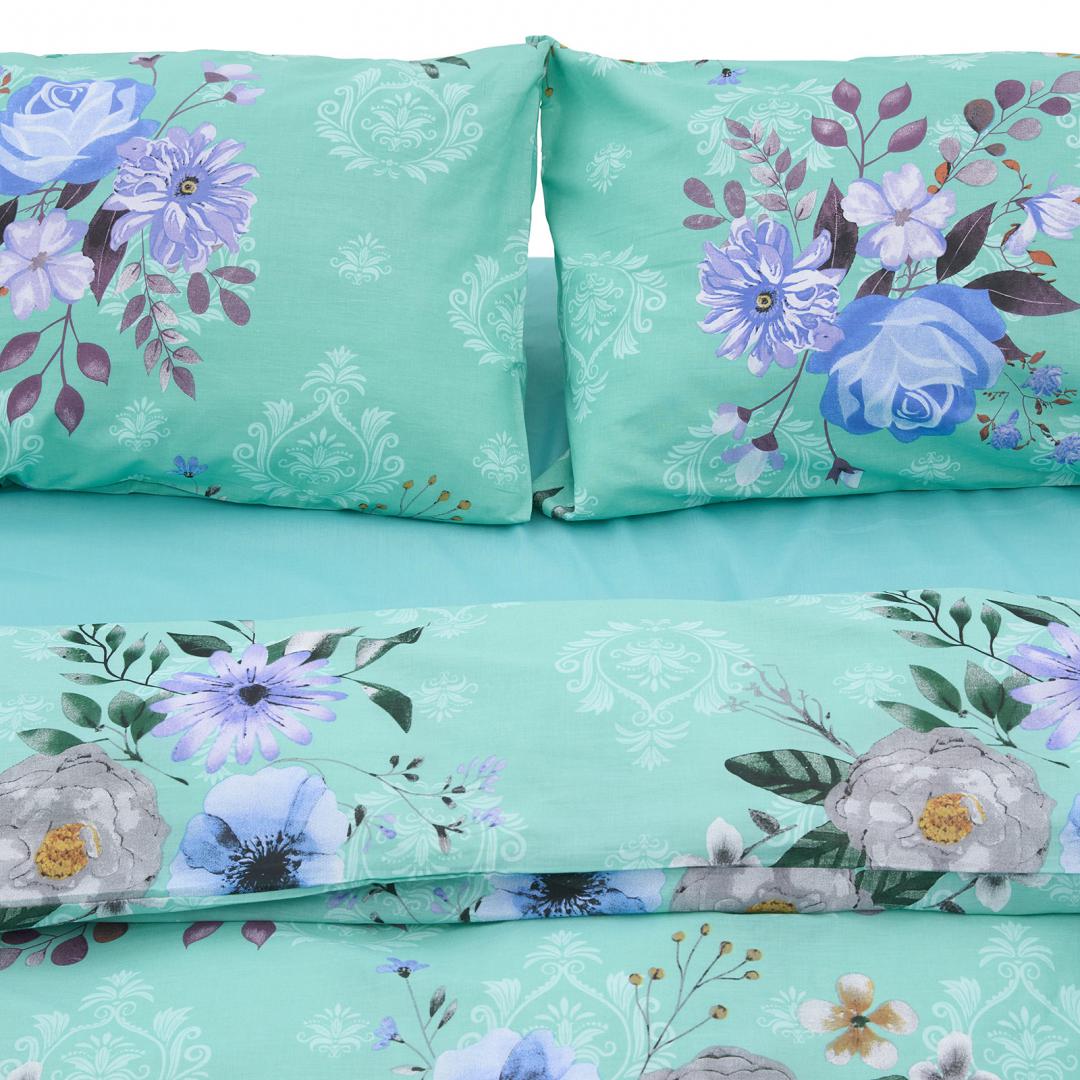 Lenjerie dubla 100% bumbac 4 piese, Spring