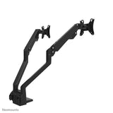 Brat dublu pt monitor Neomounts by Newstar, fullmotion 10"-32", greutate maxima suportata 8 kg per monitor, VESA min: 75x75 mm, VESA max: 100x100 mm, negru