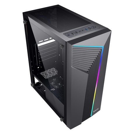 Carcasa SPACER WARRIOR Mid Tower NEGRU