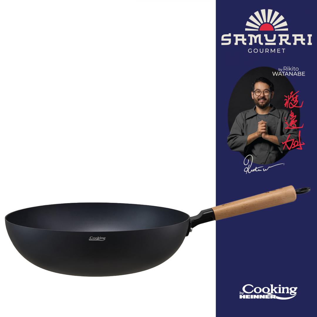 TIGAIE WOK 32X9 CM, RIKITO WATANABE, COOKING BY HEINNER