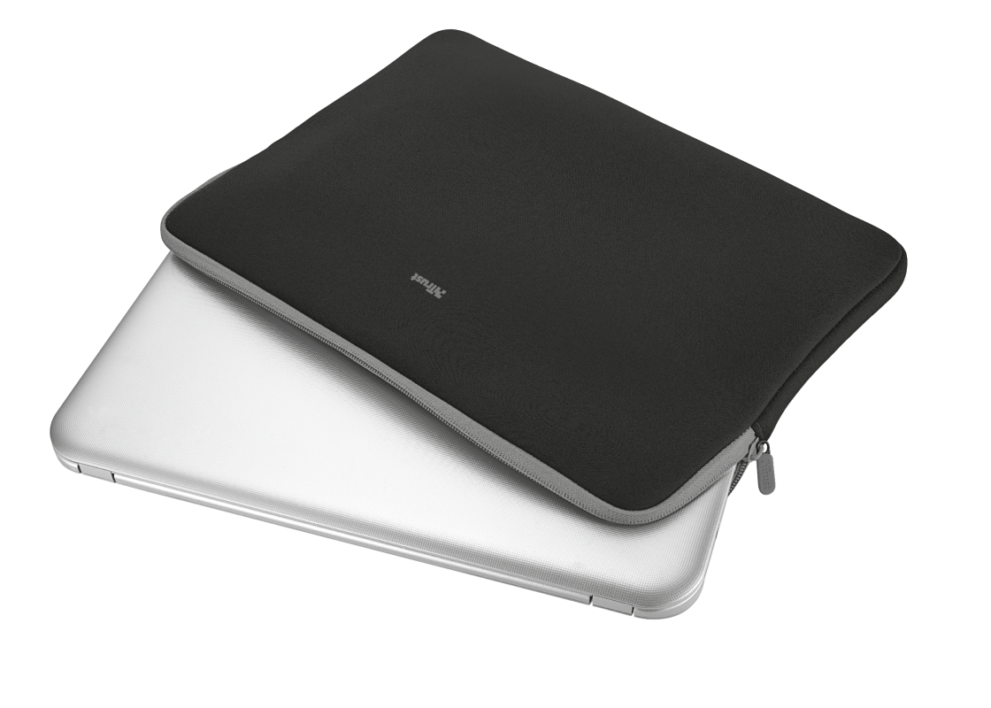 Geanta laptop Trust Primo Soft Sleeve, Negru, 2 ani Garantie